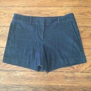 Ann Taylor Factory Cotton and Spandex Shorts in Dark Denim Size 2